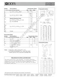 IXTP76N075T Datasheet Page 2