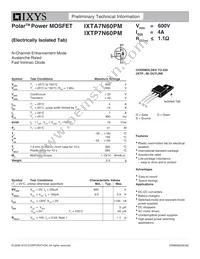 IXTP7N60PM Datasheet Cover