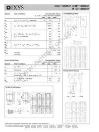 IXTQ110N055P Datasheet Page 2