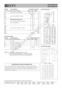 IXTQ160N10T Datasheet Page 2