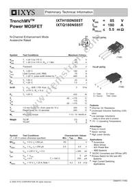 IXTQ180N085T Datasheet Cover