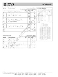 IXTQ200N06P Datasheet Page 2