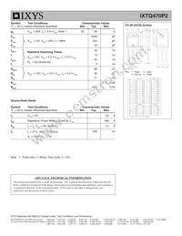 IXTQ470P2 Datasheet Page 2