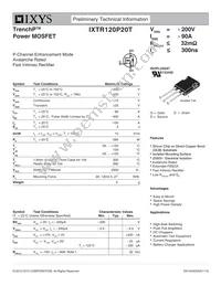 IXTR120P20T Datasheet Cover