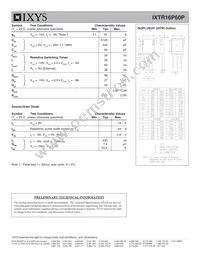 IXTR16P60P Datasheet Page 2