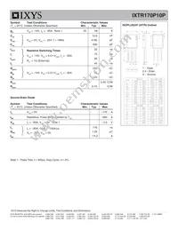 IXTR170P10P Datasheet Page 2