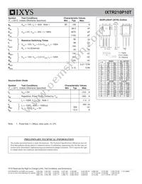 IXTR210P10T Datasheet Page 2