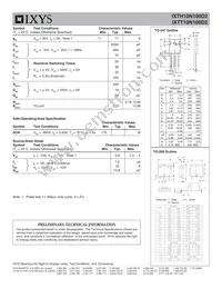 IXTT10N100D2 Datasheet Page 2