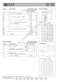 IXTT11P50 Datasheet Page 2