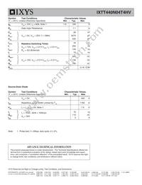 IXTT440N04T4HV Datasheet Page 2