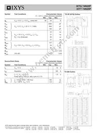 IXTT74N20P Datasheet Page 2