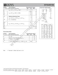 IXTX24N100 Datasheet Page 2