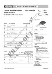 IXUC100N055 Datasheet Cover