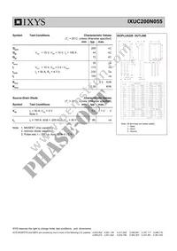 IXUC200N055 Datasheet Page 2