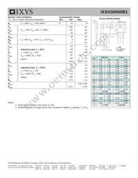 IXXH30N60B3 Datasheet Page 2