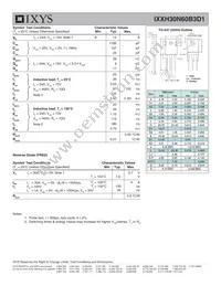 IXXH30N60B3D1 Datasheet Page 2