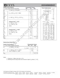 IXXH40N65B4H1 Datasheet Page 2