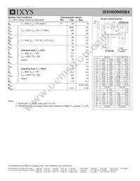 IXXH60N65B4 Datasheet Page 2