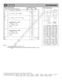IXXH80N65B4 Datasheet Page 2