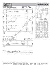 IXXH80N65B4H1 Datasheet Page 2