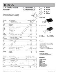 IXXK200N60C3 Datasheet Cover