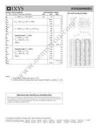 IXXN200N60B3 Datasheet Page 2