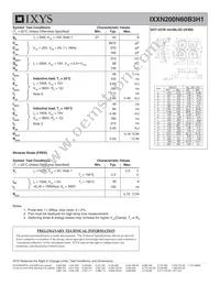 IXXN200N60B3H1 Datasheet Page 2