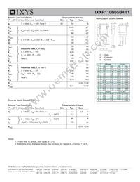 IXXR110N65B4H1 Datasheet Page 2
