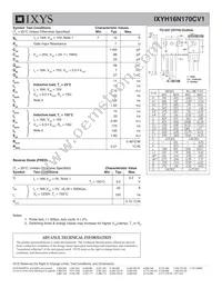 IXYH16N170CV1 Datasheet Page 2