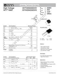 IXYH25N250CHV Datasheet Cover