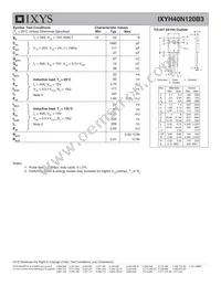 IXYH40N120B3 Datasheet Page 2