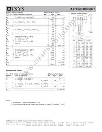 IXYH40N120B3D1 Datasheet Page 2