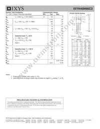 IXYH40N90C3 Datasheet Page 2
