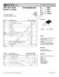 IXYH40N90C3D1 Cover