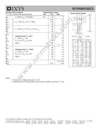 IXYH50N120C3 Datasheet Page 2