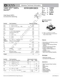 IXYN120N120C3 Datasheet Cover