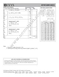 IXYN120N120C3 Datasheet Page 2