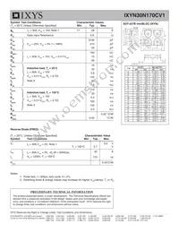 IXYN30N170CV1 Datasheet Page 2