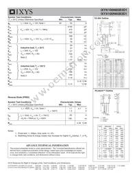 IXYX100N65B3D1 Datasheet Page 2