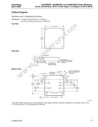 JAHW100F1 Datasheet Page 17