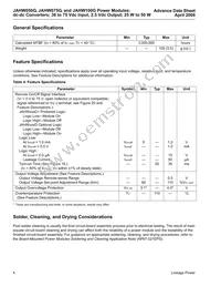 JAHW100G1 Datasheet Page 4