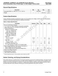 JAHW100Y1 Datasheet Page 4