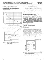 JAHW100Y1 Datasheet Page 12