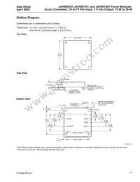 JAHW100Y1 Datasheet Page 17