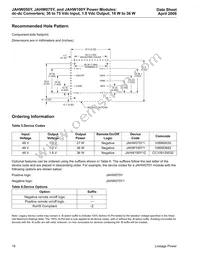 JAHW100Y1 Datasheet Page 18