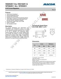 JANTX1N5313UR-1 Datasheet Cover