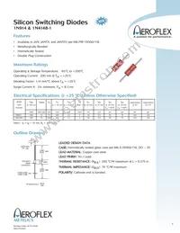 JANTXV1N4148-1 Datasheet Cover