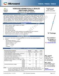 JANTXV1N6642 Datasheet Cover