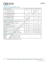 JANTXV2N4150 Datasheet Page 2