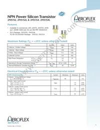 JANTXV2N5154 Datasheet Cover